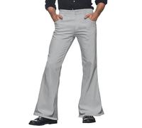 Mes Commandes Vetements Mode Tenue Coachella Homme - Pantalon Elephant Festival Bootcut Disco Annee 80 Tenues Rouge Noir Décontracté Vetement Sport Extensible XXL Tenue