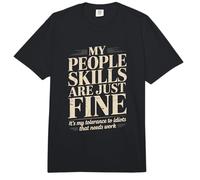 Mes compétences relationnelles ne sont qu'une tolérance Fine Envers Les Idiots Comfort Colors Adult Heavyweight T-Shirt