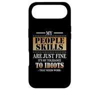 Mes compétences relationnelles sont excellentes, C'est ma tolérance Envers Les Idiots Coque pour iPhone Air