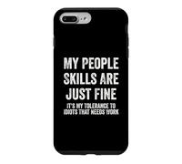 Mes compétences relationnelles sont très Bonnes, drôles et sarcastiques Coque pour iPhone 7 Plus/8 Plus
