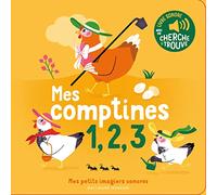 Mes comptines 1, 2, 3 - Mes petits imagiers sonores - Dès 1 an