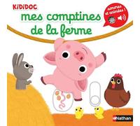 Mes comptines de la ferme - Livre Sonore Kididoc - Dès 1 an