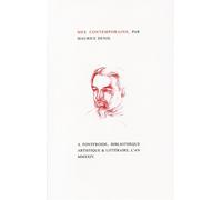 Mes Contemporains - Maurice Denis - Fata Morgana - broché - Essai