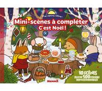 Mes copains câlins - Mini-scènes à compléter - C'est Noël ! - 10 scènes - Plus de 500 stickers repositionnables Avec stickers repositionnables - Meizou - Hemma - broché - Document jeunesse