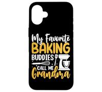 Mes Copains de pâtisserie préférés m'appellent Grand-mère Coque pour iPhone 16 Plus