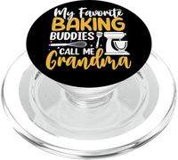 Mes Copains de pâtisserie préférés m'appellent Grand-mère PopSockets PopGrip pour MagSafe