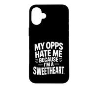 Mes Copains me détestent Parce Que Je suis Une chérie, Adage Amusant Coque pour iPhone 16 Plus