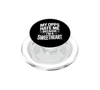 Mes Copains me détestent Parce Que Je suis Une chérie, Adage Amusant PopSockets PopGrip pour MagSafe