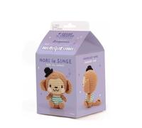 MES COURSES EN VRAC Kit minigurumi - singe nori