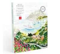 MES COURSES EN VRAC Kit peinture au numéro Balade dans les calanques 24,5 cm x 32,5 cm