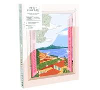 MES COURSES EN VRAC Kit peinture au numéro Fenêtre ouverte sur Naples 24,5 cm x 32,5 cm