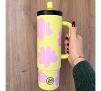 MES COURSES EN VRAC Straw Cup Daydreaming Yellow 800 ml