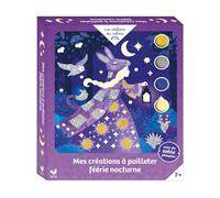 Mes créations à pailleter Féerie nocturne - coffret avec accessoires