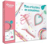Mes créations en scoubidous - Coffret artiste - avec 50 scoubidous - Maude Guesné - Auzou Éditions - Jeux livres objets