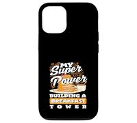 Mes crêpes super puissantes construisent une tour de petit-déjeuner Coque pour iPhone 12/12 Pro