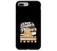Mes crêpes super puissantes construisent une tour de petit-déjeuner Coque pour iPhone 7 Plus/8 Plus
