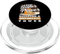 Mes crêpes super puissantes construisent une tour de petit-déjeuner PopSockets PopGrip pour MagSafe