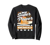 Mes crêpes super puissantes construisent une tour de petit-déjeuner Sweatshirt