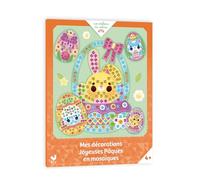 Mes décorations Joyeuses Pâques en mosaïques - pochette avec accessoires