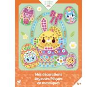 Deux Coqs d'Or Pochette Mes décorations Joyeuses Pâques – panier, œufs à décorer, 1000 mosaïques