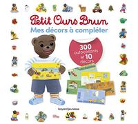 Mes décors à compléter Petit Ours Brun - 300 autocollants et 10 décors
