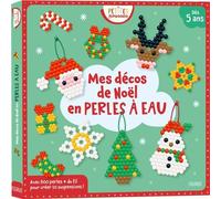 Mes décos de Noël en perles à eau - perles + fil - Pauline Lebreton - Fleurus - Jeux livres objets