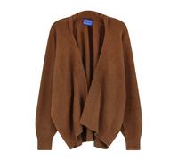Mes Demoiselles - Cardigan volant - Femme - Pulls - Brun - Taille: 38 FR