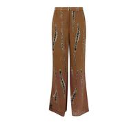 Mes Demoiselles - Pantalon large - Femme - Pantalons - Brun - Taille: 40 FR