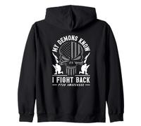 Mes démons savent Que Je Lutte Contre Le SSPT Sweat à Capuche