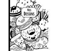 Mes dessins: carnet de dessin - cahier de croquis - format A4 - 100 pages blanches - couverture souple - pour dessiner, écrire ou faire des croquis