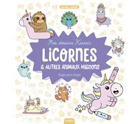 Mes dessins kawaii : Licornes et autres animaux mignons - Mayumi Jezewski - Fleurus - cartonné - Document jeunesse