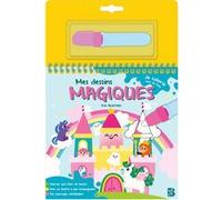 Mes dessins magiques - Les licornes Marine Fleury (Illustration)