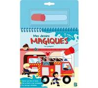 Mes dessins magiques - Les pompiers Marine Fleury (Illustration)