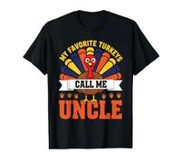 Mes dindes préférées m'appellent Oncle T-Shirt Graphique avec Valeur