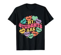 Mes élèves sont gentils, forts, aimés, Courageux, professeurs de Saint-Valentin T-Shirt Graphique avec Valeur