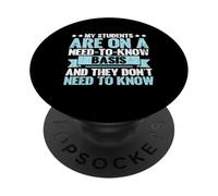 Mes élèves sont sur Un Besoin de Savoir Professeur PopSockets PopGrip Adhésif