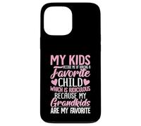 Mes Enfants m'accusent d'avoir Un Enfant préféré, Mes Petits-Enfants sont drôles Coque pour iPhone 13 Pro Max
