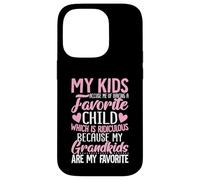 Mes Enfants m'accusent d'avoir Un Enfant préféré, Mes Petits-Enfants sont drôles Coque pour iPhone 14 Pro