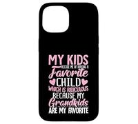Mes Enfants m'accusent d'avoir Un Enfant préféré, Mes Petits-Enfants sont drôles Coque pour iPhone 15