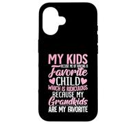 Mes Enfants m'accusent d'avoir Un Enfant préféré, Mes Petits-Enfants sont drôles Coque pour iPhone 16