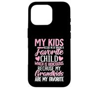 Mes Enfants m'accusent d'avoir Un Enfant préféré, Mes Petits-Enfants sont drôles Coque pour iPhone 16 Pro