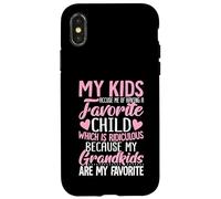 Mes Enfants m'accusent d'avoir Un Enfant préféré, Mes Petits-Enfants sont drôles Coque pour iPhone X/XS