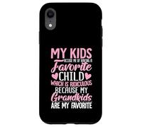 Mes Enfants m'accusent d'avoir Un Enfant préféré, Mes Petits-Enfants sont drôles Coque pour iPhone XR
