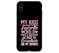 Mes Enfants m'accusent d'avoir Un Enfant préféré, Mes Petits-Enfants sont drôles Coque pour iPhone XS Max