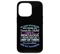 Mes Enfants m'accusent d'avoir Un Enfant préféré Petits-Enfants Coque pour iPhone 13 Pro
