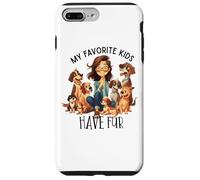 Mes Enfants préférés Ont de Jolis Chiens à Fourrure Coque pour iPhone 7 Plus/8 Plus