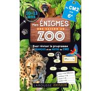 Mes énigmes UNE SAISON AU ZOO - Du CM2 à la 6e - Cahier de vacances - Aurore Meyer - Larousse - broché - Scolaire / Universitaire