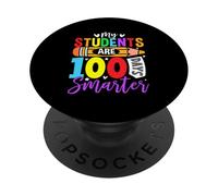 Mes étudiants sont 100 Jours Plus intelligents PopSockets PopGrip Adhésif