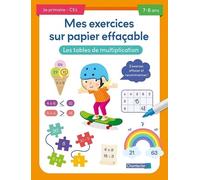 Mes exercices sur papier effaçable - Les tables de multiplication (7-8 a.) Petra Theissen (Auteur)