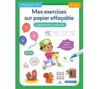 Mes exercices sur papier effaçable - J'apprends à calculer (6-7 a.) - Petra Theissen - Chantecler - broché - Scolaire / Universitaire